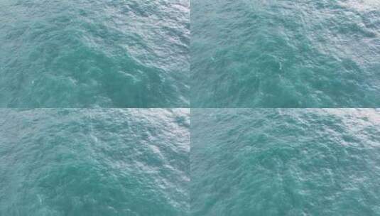 俯瞰泰国普吉岛美丽海平面波光粼粼的海水高清在线视频素材下载