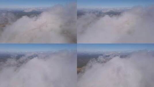大顶子山云雾高清在线视频素材下载