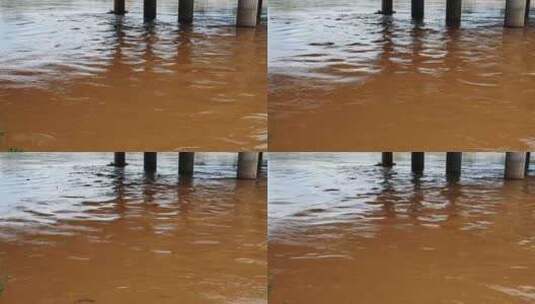 河流洪水洪涝水患高清在线视频素材下载