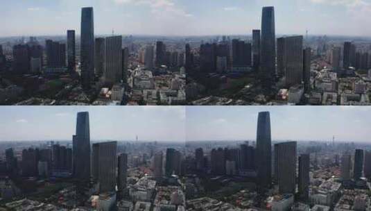 天津地标建筑4K 航拍高清在线视频素材下载