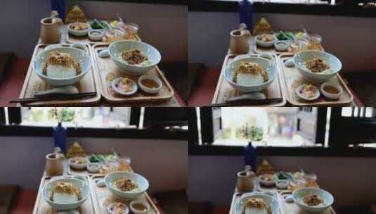 江南美食苏式面点高清在线视频素材下载