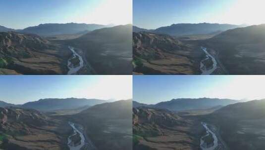 峡谷河流高清在线视频素材下载