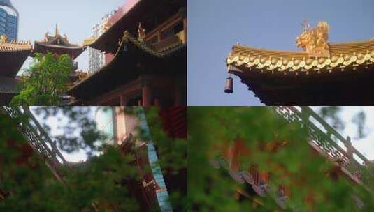 静安寺02_空镜高清在线视频素材下载