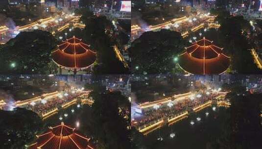 广东揭阳火把节民俗非遗高清在线视频素材下载