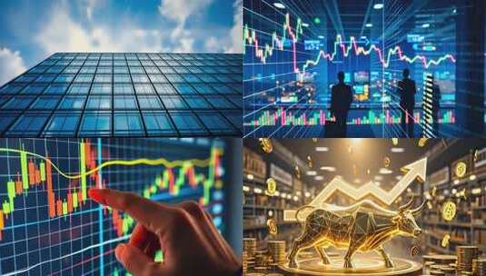 商业金融数据图表投资交易高清在线视频素材下载