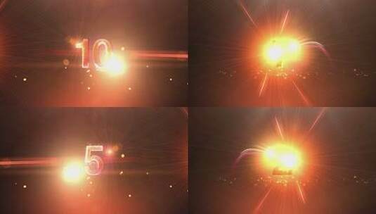 炫目光芒粒子特效背景高清在线视频素材下载