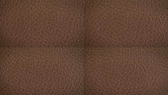 棕色皮革纹理特写高清在线视频素材下载