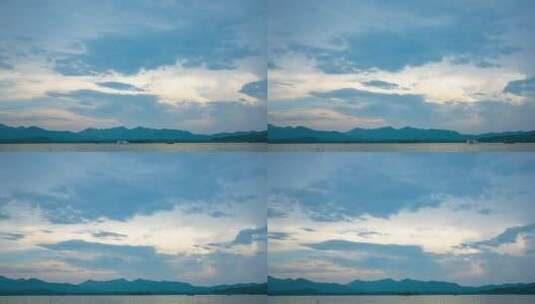 杭州市西湖风景区日落风景高清在线视频素材下载