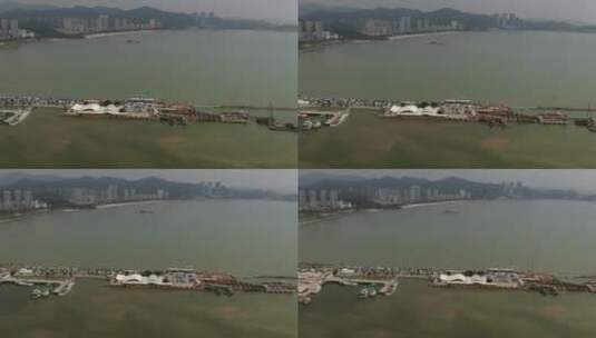 广东珠海城市风光航拍高清在线视频素材下载