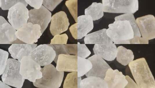健康调味品冰糖水晶糖高清在线视频素材下载