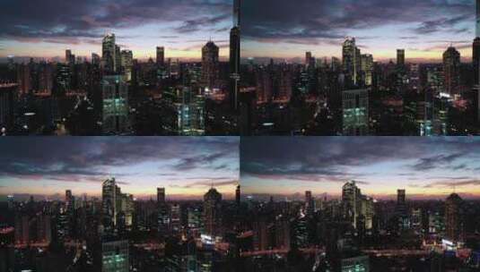 上海航拍 城市航拍 陆家嘴航拍高清在线视频素材下载