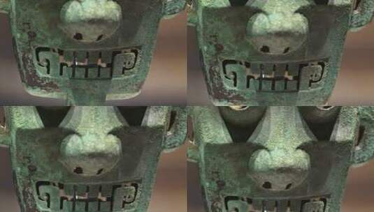 江西青铜祭祀品高清在线视频素材下载