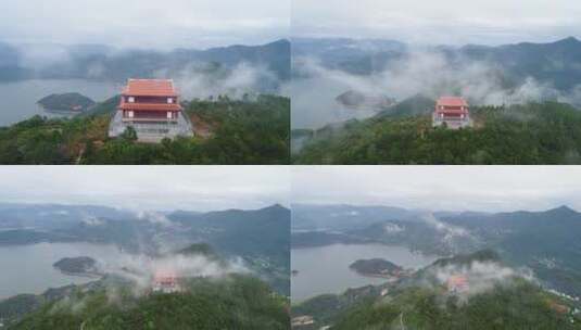 福建 莆田 城厢区 天马山 天马阁 云海高清在线视频素材下载