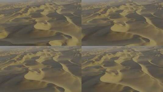 航拍沙漠腹地 巨型沙丘高清在线视频素材下载