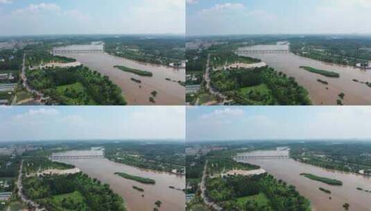 暴雨过后的河流高清在线视频素材下载