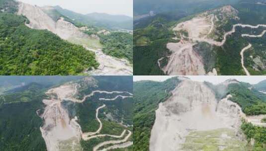 台州黄岩采石场矿场高清在线视频素材下载