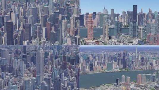 美国纽约城市高楼大厦-纽约时代广场美国高清在线视频素材下载