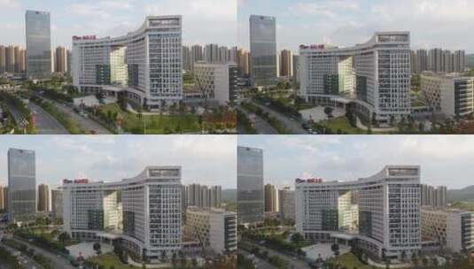 广州知识城知识大厦高清在线视频素材下载