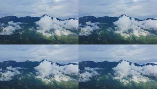 雨后雨雾缭绕、光影斑驳的高黎贡山高清在线视频素材下载