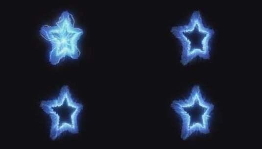 4k蓝色宝石钻石五角形穿越传送门 (1)高清在线视频素材下载