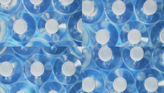 塑料水瓶的工业生产高清在线视频素材下载