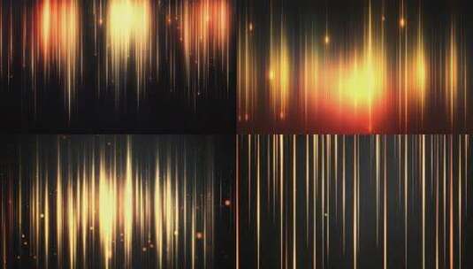 金色光线粒子背景特效高清在线视频素材下载