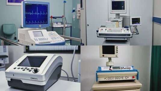 医院心电图机器医学仪器 (4)高清在线视频素材下载
