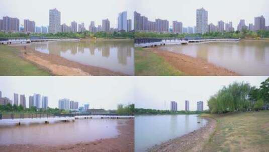 武汉江夏韵湖公园4K视频合集高清在线视频素材下载