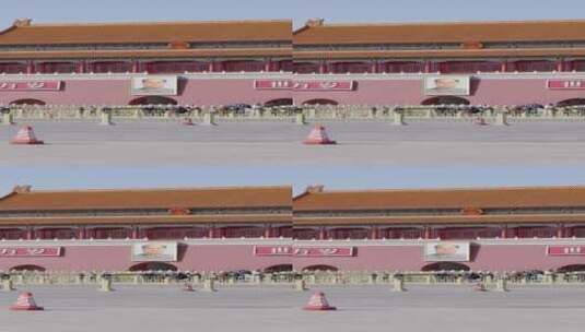 4k竖屏实拍天安门广场景区系列高清在线视频素材下载