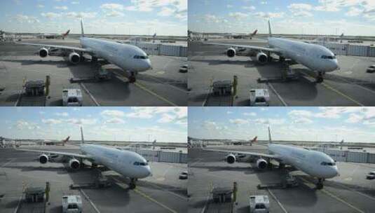 飞机 机场高清在线视频素材下载
