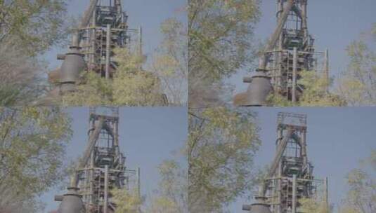 首钢集团空镜 石景山首钢园高清在线视频素材下载