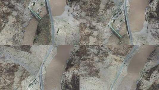 4K航拍318怒江纪念桥高清在线视频素材下载