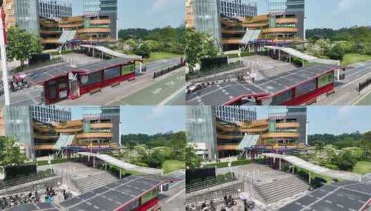 广州知识城航拍镜头08高清在线视频素材下载