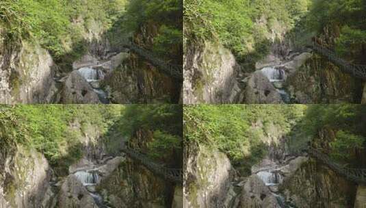 浙江温州楠溪江自然风景，龙湾潭高清在线视频素材下载
