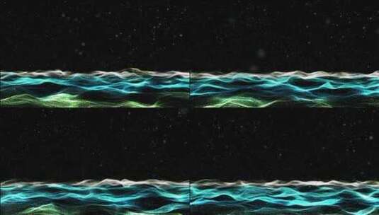 海洋粒子 粒子背景 唯美背景 001高清在线视频素材下载