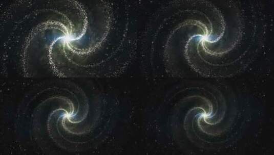 宇宙银河粒子特效大屏素材 (1)高清在线视频素材下载