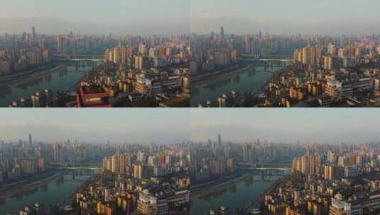 重庆城市大景航拍高清在线视频素材下载