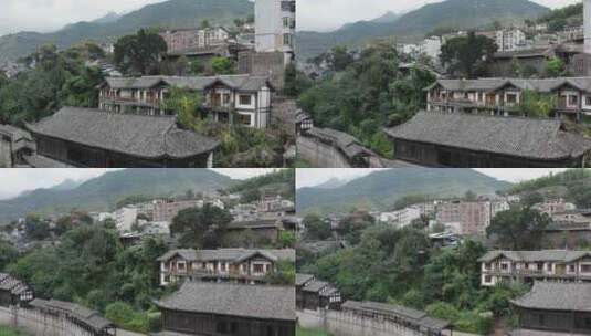 贵州习水土城古镇航拍4K视频高清在线视频素材下载