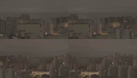 上海夜晚城市50mm_平移高清在线视频素材下载