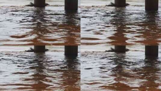 河流洪水洪涝水患高清在线视频素材下载