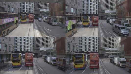 香港军器厂街街景高清在线视频素材下载
