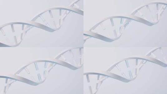 DNA与生物科技概念循环动画3D渲染高清在线视频素材下载