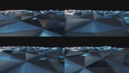 抽象三角形几何背景高清在线视频素材下载