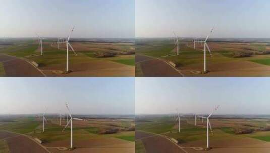 风力发电机高清在线视频素材下载