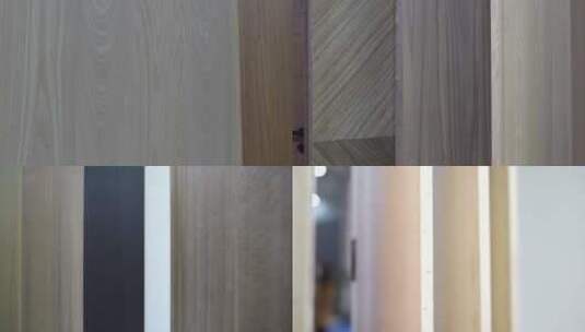 木板 装修 展示 家装 板材 木门 实木高清在线视频素材下载