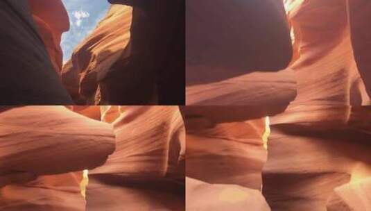 美国羚羊峡谷风景高清在线视频素材下载