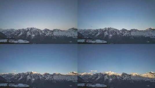 8K西藏雪山日照金山延时高清在线视频素材下载