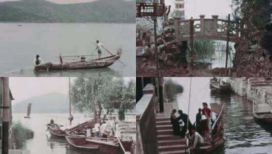 1939中国江苏无锡城市百姓生活高清在线视频素材下载