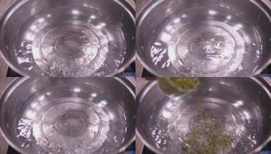 烧开水熬绿豆汤 (2)高清在线视频素材下载