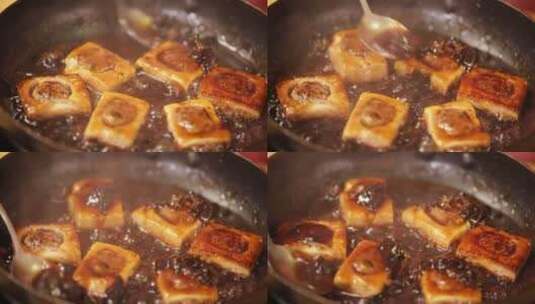 海鲜塞豆腐酿豆腐豆腐酿高清在线视频素材下载